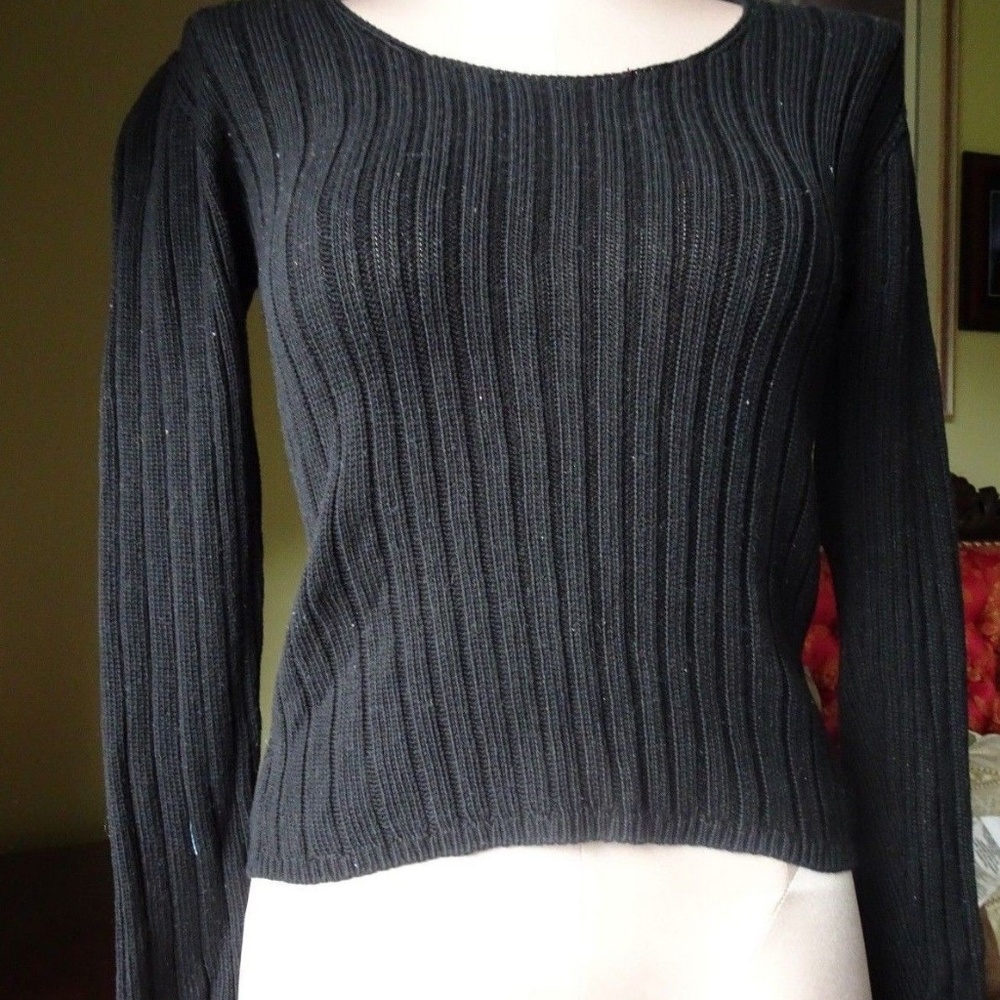 Banana Rebulic Ribbed Long Sleeve Top Size XS